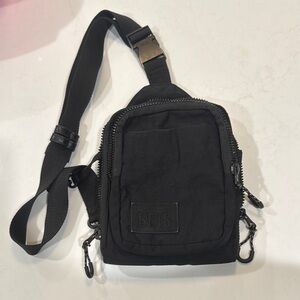 BEIS Black sport sling Bag